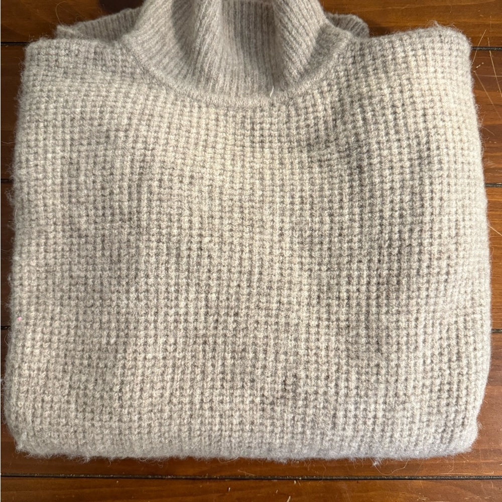 Madewell Waffle Knit Turtleneck Sweater